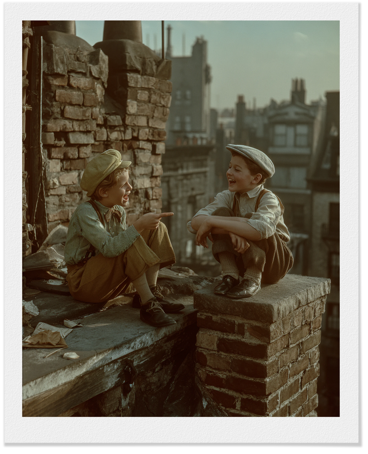 Plate XV — Rooftop Council — Bronx, New York, 1935
